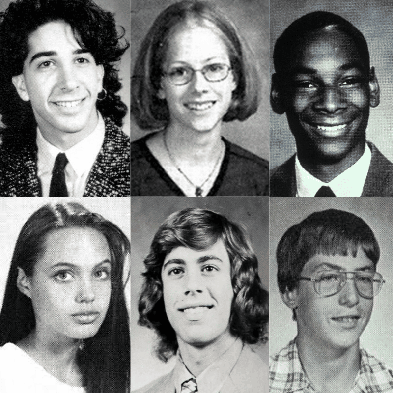 Yearbook Photos Of Celebrities Before They Were Famous